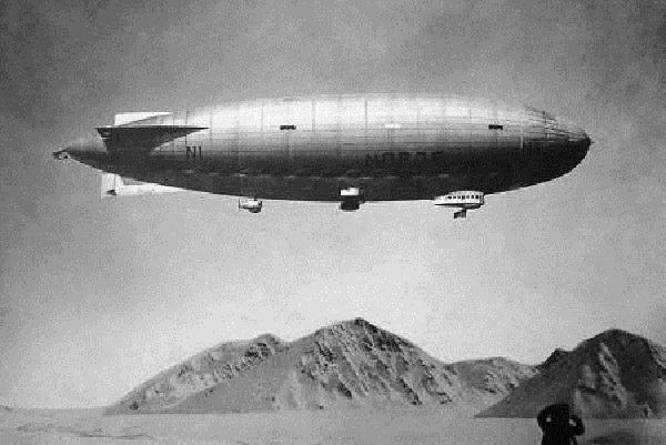  Explorer Roald Amundsen crossed the North Pole in the semi-rigid airship Norge in 1926. 